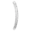 KING COCK - DOUBLE TROUBLE DOPPIO TROUBLE 46 CM TRASPARENTE KING COCK - DOUBLE TROUBLE DOPPIO TROUBLE 46 CM TRASPARENTE