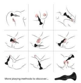ARMONY - VIBRATOR and ANALPLUG FERNBEDIENUNG SCHWARZ