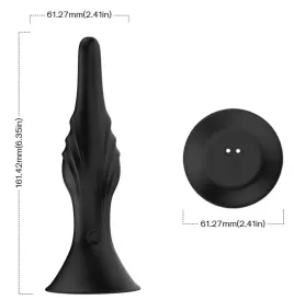 ARMONY - VIBRATORE E PLUG ANALE TELECOMANDO NERO