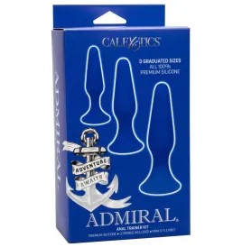 CALEXOTICS - ADMIRAL KIT 3 PLUG ANAL AZUL