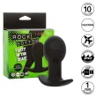 CALEXOTICS - ROCK BOTTOM ANAL PLUG 10 VIBRATIONS SILICONE BLACK CALEXOTICS - ROCK BOTTOM ANAL PLUG 10 VIBRATIONS SILICONE BLACK