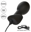 CALEXOTICS - ROCK BOTTOM ANAL PLUG 10 VIBRATIONS SILICONE BLACK CALEXOTICS - ROCK BOTTOM ANAL PLUG 10 VIBRATIONS SILICONE BLACK