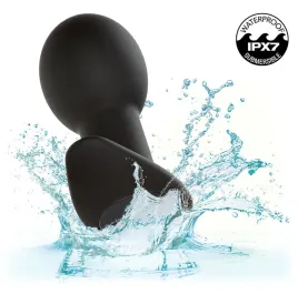 CALEXOTICS - ROCK BOTTOM ANAL PLUG 10 VIBRATIONS SILICONE BLACK