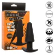 CALEXOTICS - ROCK BOTTOM PLUG ANAL CÓNICO 10 VIBRACIONES SILICONA NEGRO CALEXOTICS - ROCK BOTTOM PLUG ANAL CÓNICO 10 VIBRACIONES SILICONA NEGRO