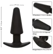 CALEXOTICS - ROCK BOTTOM TAPERED ANAL PLUG 10 VIBRACIONES SILICONE BLACK CALEXOTICS - ROCK BOTTOM TAPERED ANAL PLUG 10 VIBRACIONES SILICONE BLACK