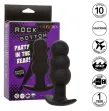 CALEXOTICS - ROCK BOTTOM PLUG ANAL PERLÉ 10 VIBRATIONS SILICONE NOIR CALEXOTICS - ROCK BOTTOM PLUG ANAL PERLÉ 10 VIBRATIONS SILICONE NOIR