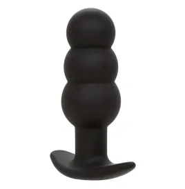 CALEXOTICS - ROCK BOTTOM PLUG ANAL PERLÉ 10 VIBRATIONS SILICONE NOIR