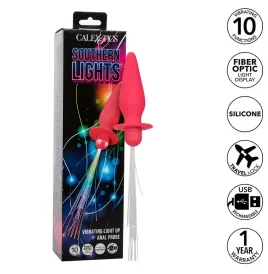 CALEXOTICS - SOUTHERN LIGHTS LIGHT UP LEUCHTENDE ANALSTECKER 10 VIBRATIONEN SILIKON ROSA