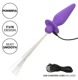 CALEXOTICS - SOUTHERN LIGHTS LIGHT UP ANAL PLUG 10 VIBRATIONS SILICONE PURPLE