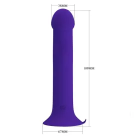 PRETTY LOVE - MURRAY YOUTH VIBRATING DILDO and RECHARGEABLE VIOLET