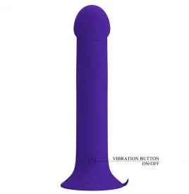 PRETTY LOVE - MURRAY YOUTH VIBRATING DILDO and RECHARGEABLE VIOLET