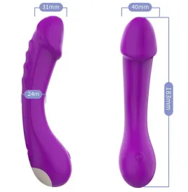 ARMONY - DILDO VIBRATOR G-SPOT SILICONE PURPLE