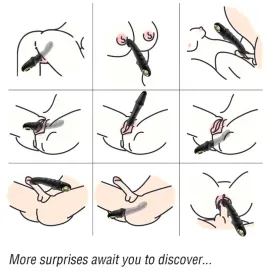 ARMONY - JOYBLADE DILDO VIBRATOR ROTATOR SCHWARZ