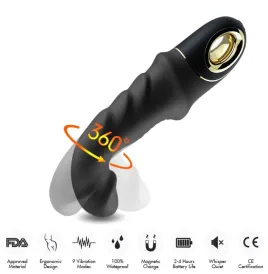 ARMONY - JOYBLADE DILDO VIBRADOR ROTADOR NEGRO