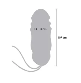 TOYJOY - HAPPINESS SUNN SIDE UP AND DOWN VIBRATOR REMOTE CONTROL FUCHSIA