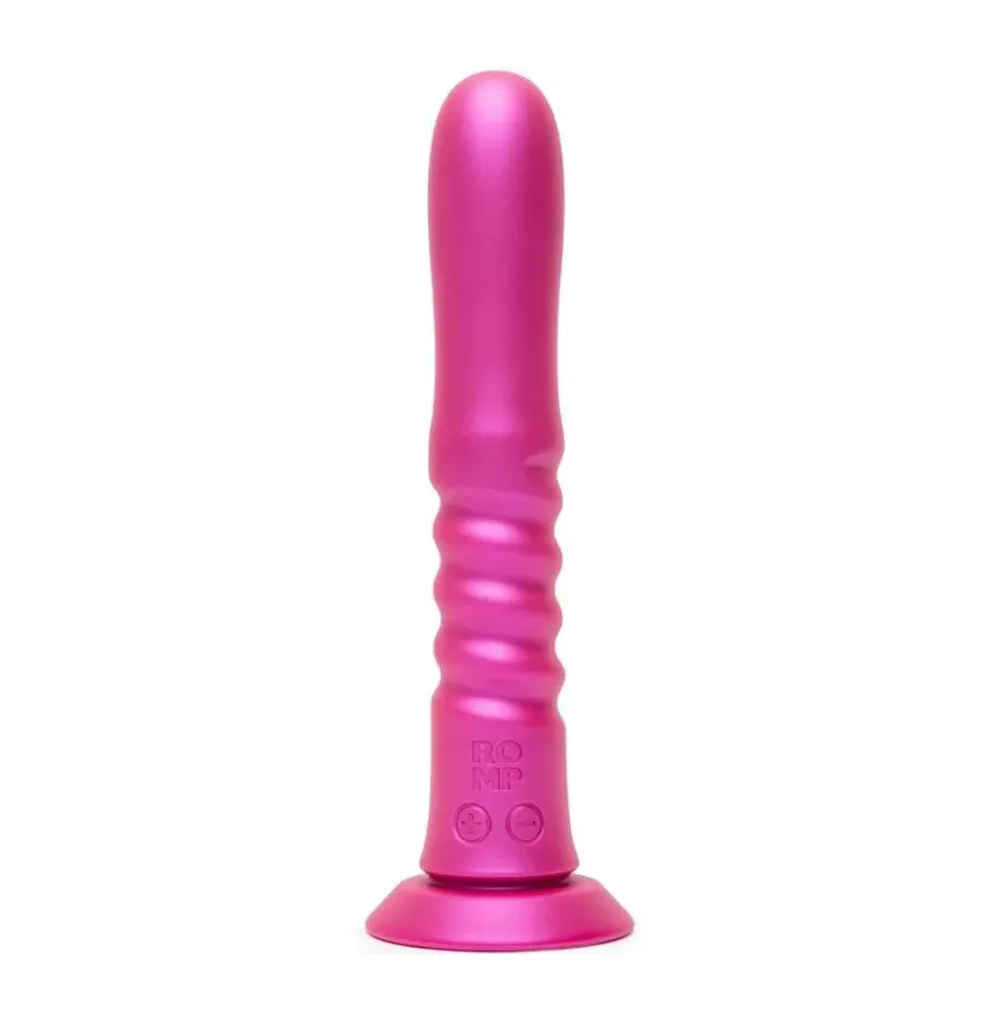 ROMP - JIGGLE VIBRATEUR À VENTOUSE ROSE, AVEC MOUVEMENTS DE HAUT EN BAS ROMP - JIGGLE VIBRATEUR À VENTOUSE ROSE, AVEC MOUVEMENTS DE HAUT EN BAS