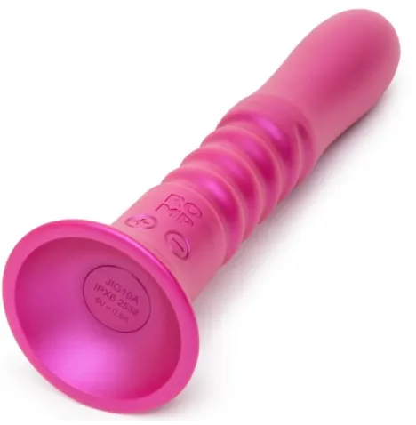 ROMP - JIGGLE VIBRATORE SU E GIÙ CON VENTOSA ROSA