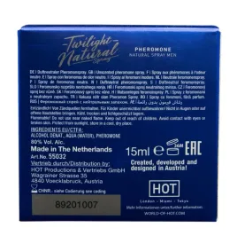 HOT - TWILIGHT PHEROMONE NATURELLE POUR HOMMES 15 ML