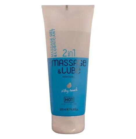 HOT - MASSAGE and GLIDE GEL 2 EN 1 TACTO SEDOSO 200 ML