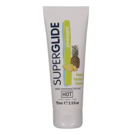 HOT - SUPERGLIDE LUBRIFICANTE COMMESTIBILI A BASE DACQUA ANANAS 75 ML