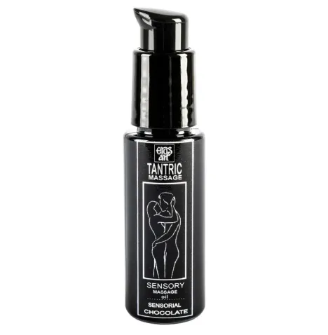 EROS-ART - HUILE DE MASSAGE TANTRIQUE NATURELLE ET APHRODISIAQUE AU CHOCOLAT 30 ML