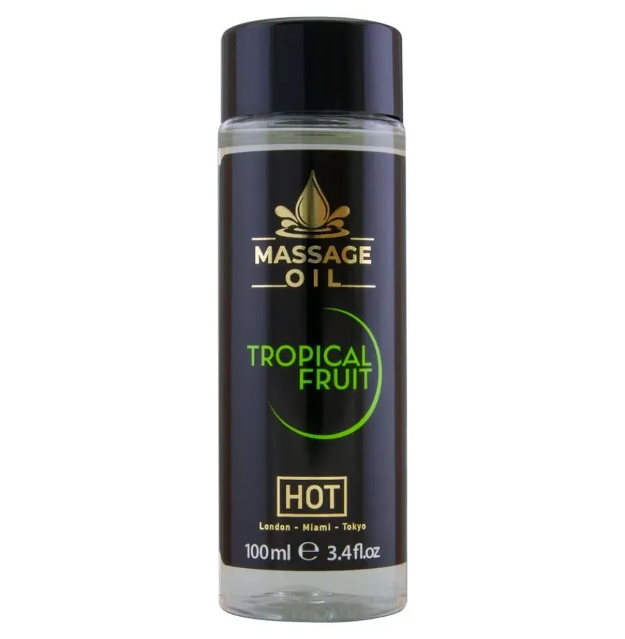 HOT - HUILE DE MASSAGE AUX FRUITS TROPICAUX 100 ML HOT - HUILE DE MASSAGE AUX FRUITS TROPICAUX 100 ML