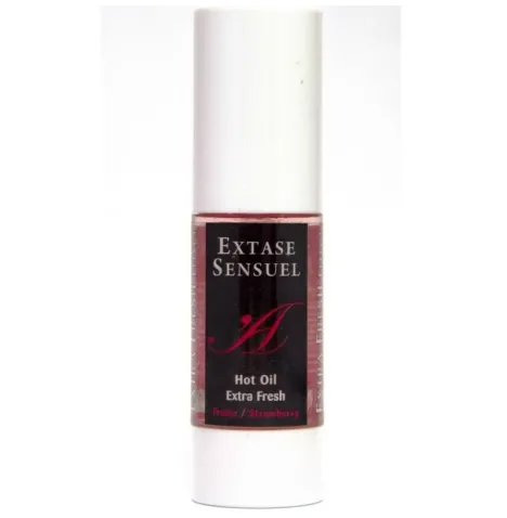 EXTASE SENSUAL - MASSAGE OIL WITH EXTRA FRESH STRAWBERRY EFFECT 30 ML