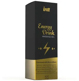 INTT MASSAGE and ORAL SEX - MASSAGE GEL WITH FLAVORED ENERGY CA DRINK AND HEATING EFFECT