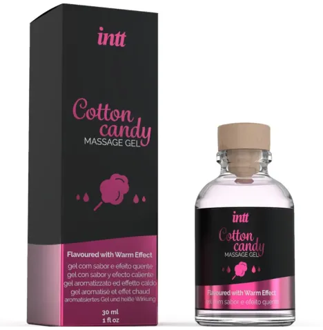 INTT MASSAGE and ORAL SEX - MASSAGE GEL WITH COTTON CANDY FLAVOR AND HEATING EFFECT
