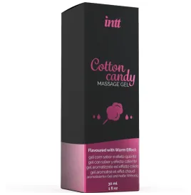 INTT MASSAGE and ORAL SEX - MASSAGE GEL WITH COTTON CANDY FLAVOR AND HEATING EFFECT