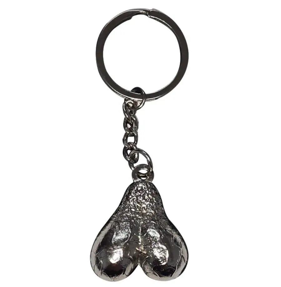 DIABLO PICANTE - SILVER EGGS METAL KEYCHAIN DIABLO PICANTE - SILVER EGGS METAL KEYCHAIN