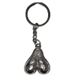 DIABLO PICANTE - PORTE-CLÉS MÉTAL ŒUFS DARGENT DIABLO PICANTE - PORTE-CLÉS MÉTAL ŒUFS DARGENT