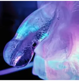 PLAY WIV ME - HUGE PENIS ICE LUGE MOULE