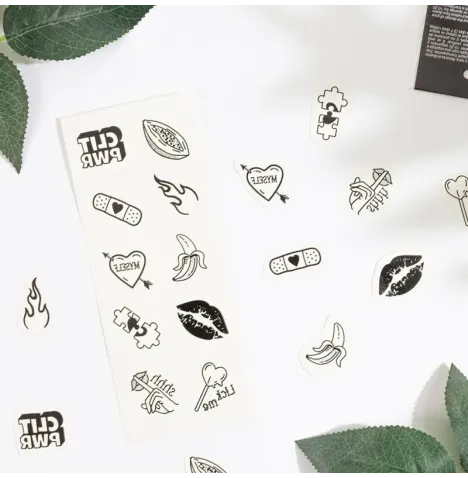 SECRET PLAY - SET MIT 10 TEMPORREN TATTOOS AUS DER CANDY COLLECTION