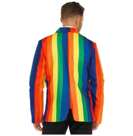 LEG AVENUE - BLAZER CRAVATTA RAINBOW S