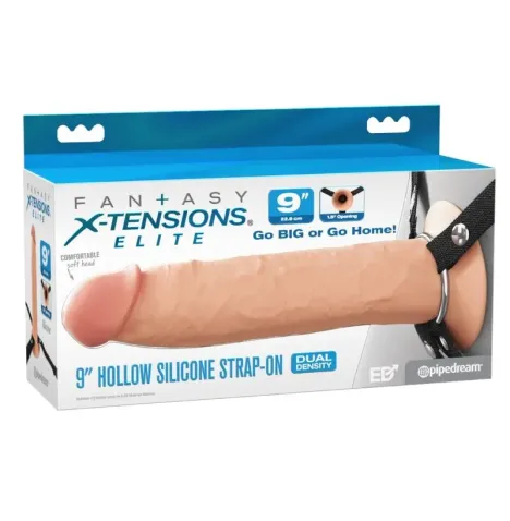 FANTASY X-TENSIONS - ELITE REALISTIC HOLLOW STRAP-ON 24.1 CM