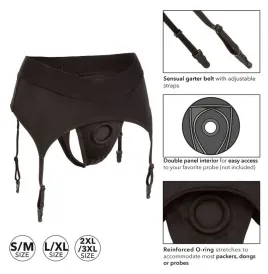 CALEXOTICS - BOUNDLESS STRING AVEC JARRETIÈRE L-XL