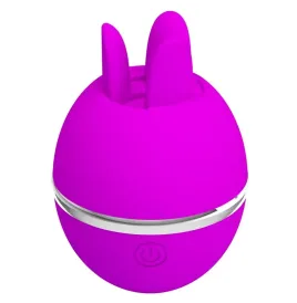 PRETTY LOVE - VIBRADOR DE SILICONA REDONDO GEMINI BALL MORADO
