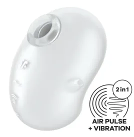 SATISFYER - CUTIE GHOST VIBRATEUR POSER BLANC