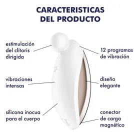 SATISFYER - SPOT ON 2 LAY-ON VIBRATOR WHITE