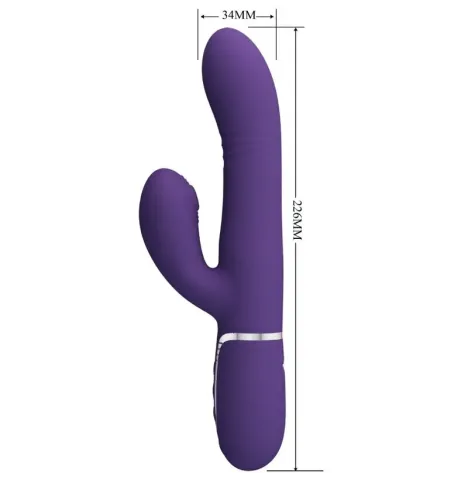 PRETTY LOVE - MULTIFUNKTIONS-G-SPOT-VIBRATOR LILA