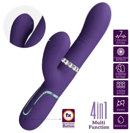 PRETTY LOVE - VIBRATEUR MULTIFONCTION G-SPOT VIOLET