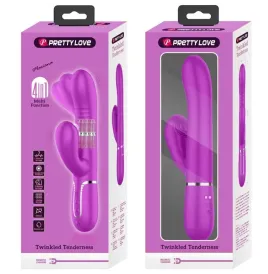 PRETTY LOVE - VIBRATEUR MULTIFONCTION G-SPOT FUCHSIA