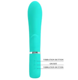 PRETTY LOVE - THOMAS MULTIFUNKTIONS-G-SPOT-VIBRATOR AQUA GREEN