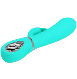 PRETTY LOVE - PRESCOTT MULTIFUNKTIONS-G-SPOT-VIBRATOR AQUA GREEN