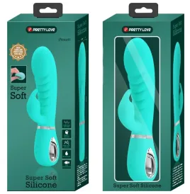 PRETTY LOVE - PRESCOTT MULTIFUNKTIONS-G-SPOT-VIBRATOR AQUA GREEN