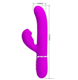 PRETTY LOVE - PERLITA MULTIFUNCTION 3 IN 1 G-SPOT VIBRATOR VIOLET