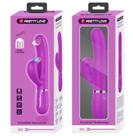 PRETTY LOVE - PERLITA VIBRADOR PUNTO G 3 EN 1 MULTIFUNCIÓN VIOETA
