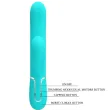 PRETTY LOVE - PERLITA VIBRADOR PUNTO G 3 EN 1 MULTIFUNCIÓN VERDE AGUA