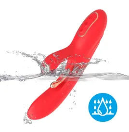 ARMONY - VIBRATEUR STIMULATEUR POINT G ET CLITORIS AVEC LANGUE OSCILLANTE ROUGE